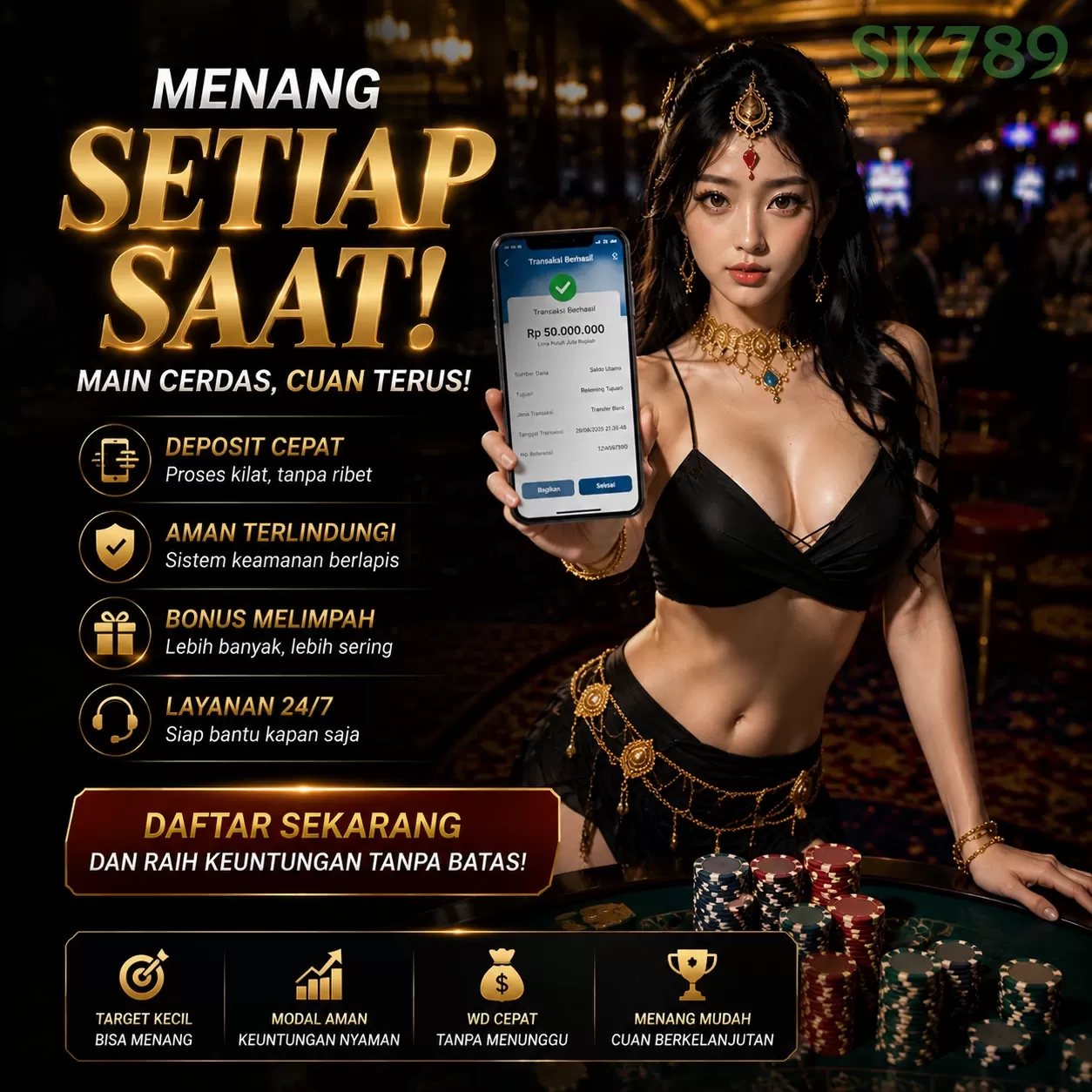 BONUS GARANSI KEKALAHAN SALDO KEMBALI 100_ promotion image
