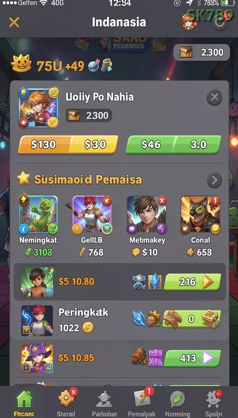 Screenshot Fortune Sheep nomor 1